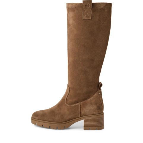 Bota cuero alta Tamaris