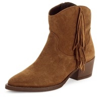 Botín flecos Tamaris color Tobacco