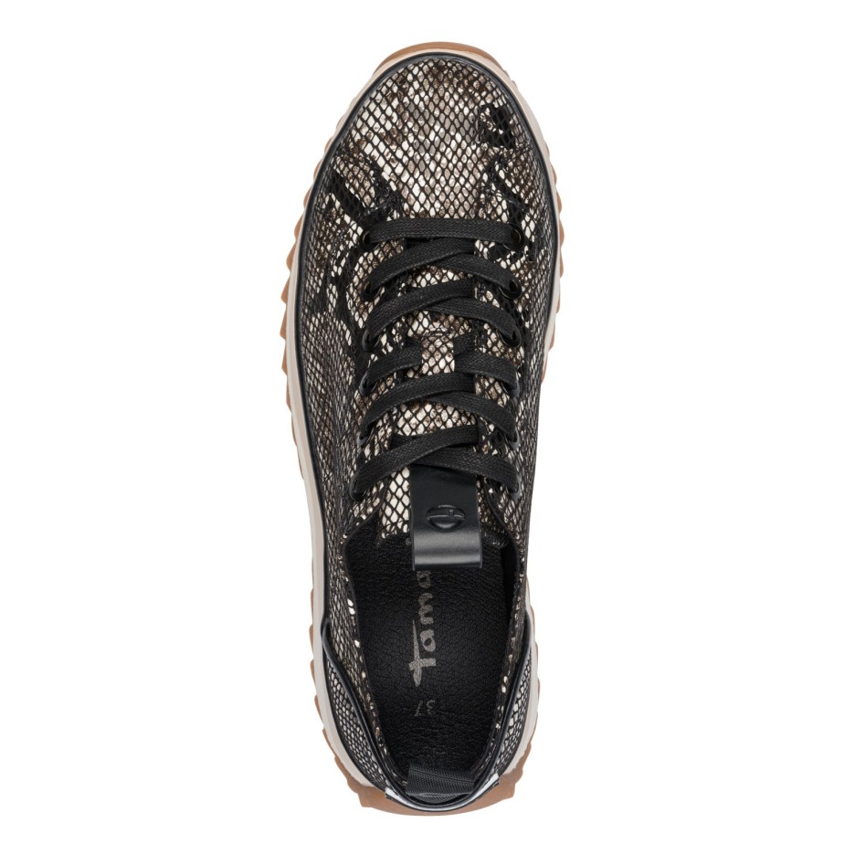 deportivas Tamaris plataforma animal print