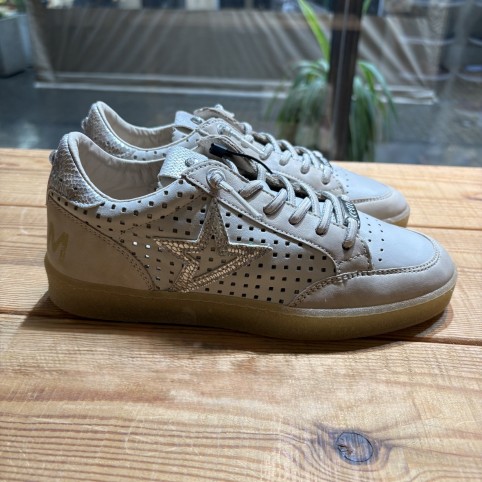 Deportiva Cetti piel color beige
